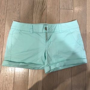 AEO | Mint Green Midi Stretch Shorts